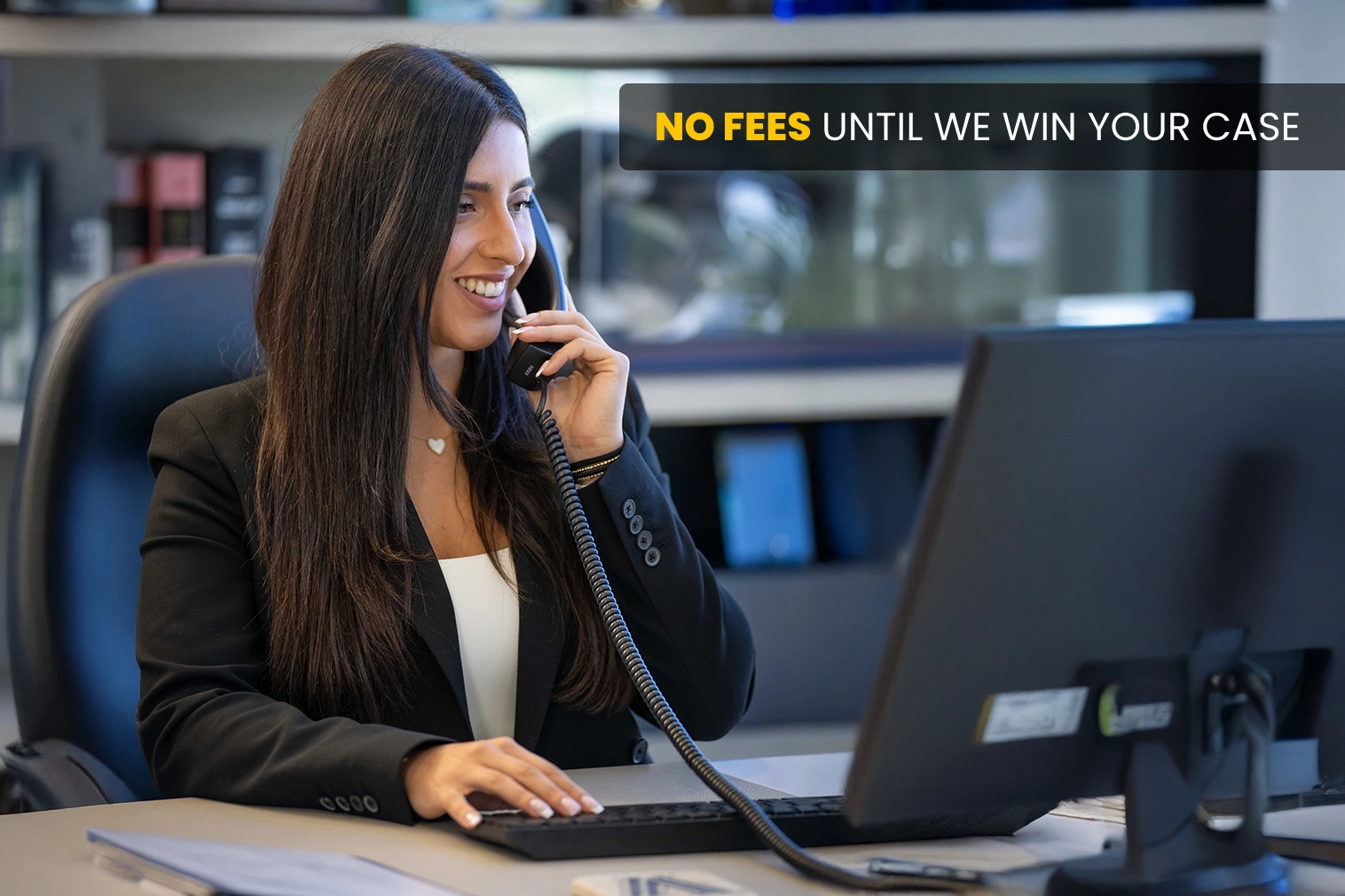 BD&J Attorney Working Case On Phone