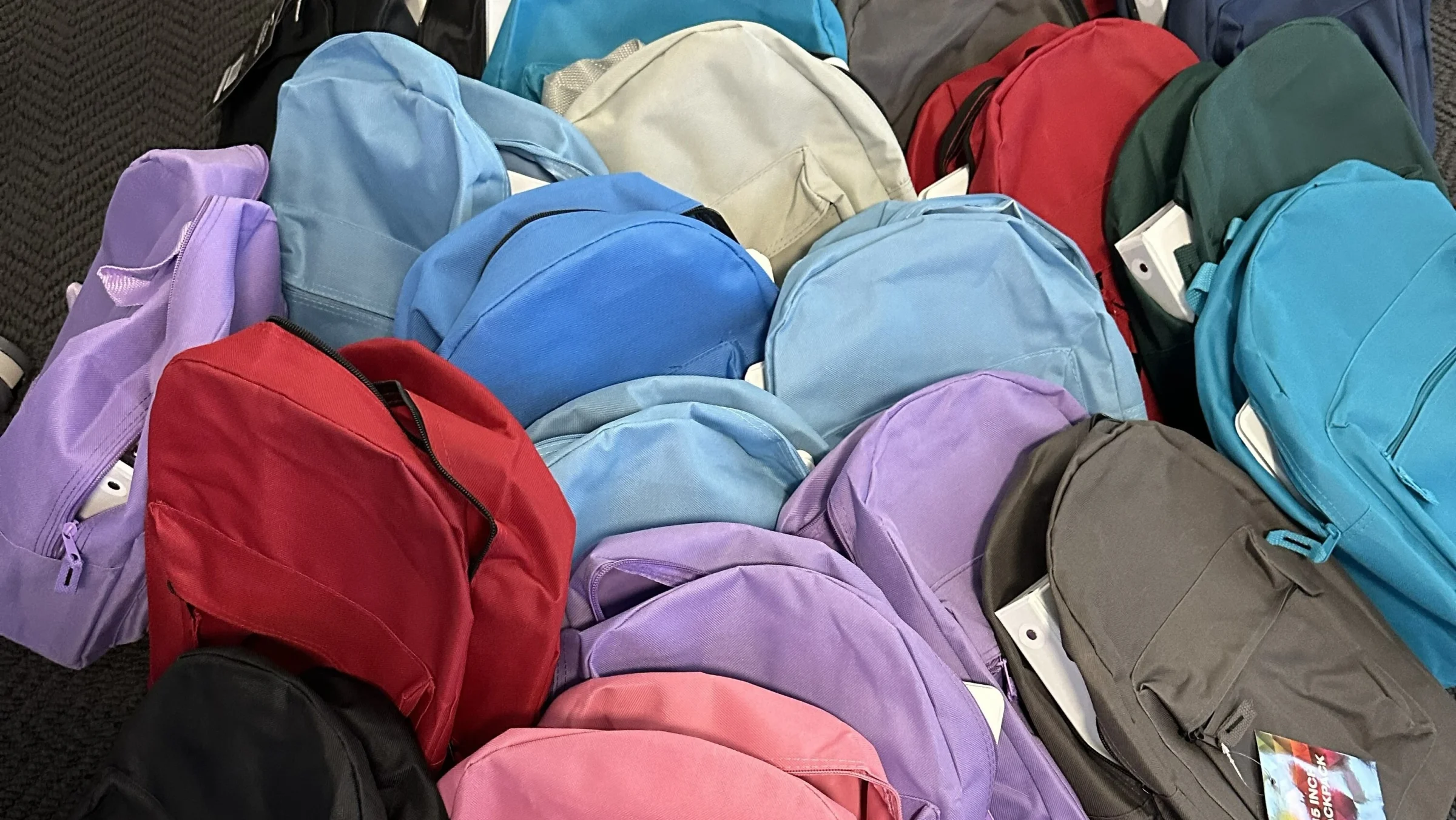 BD&J back to school drive - backpacks with school supplies