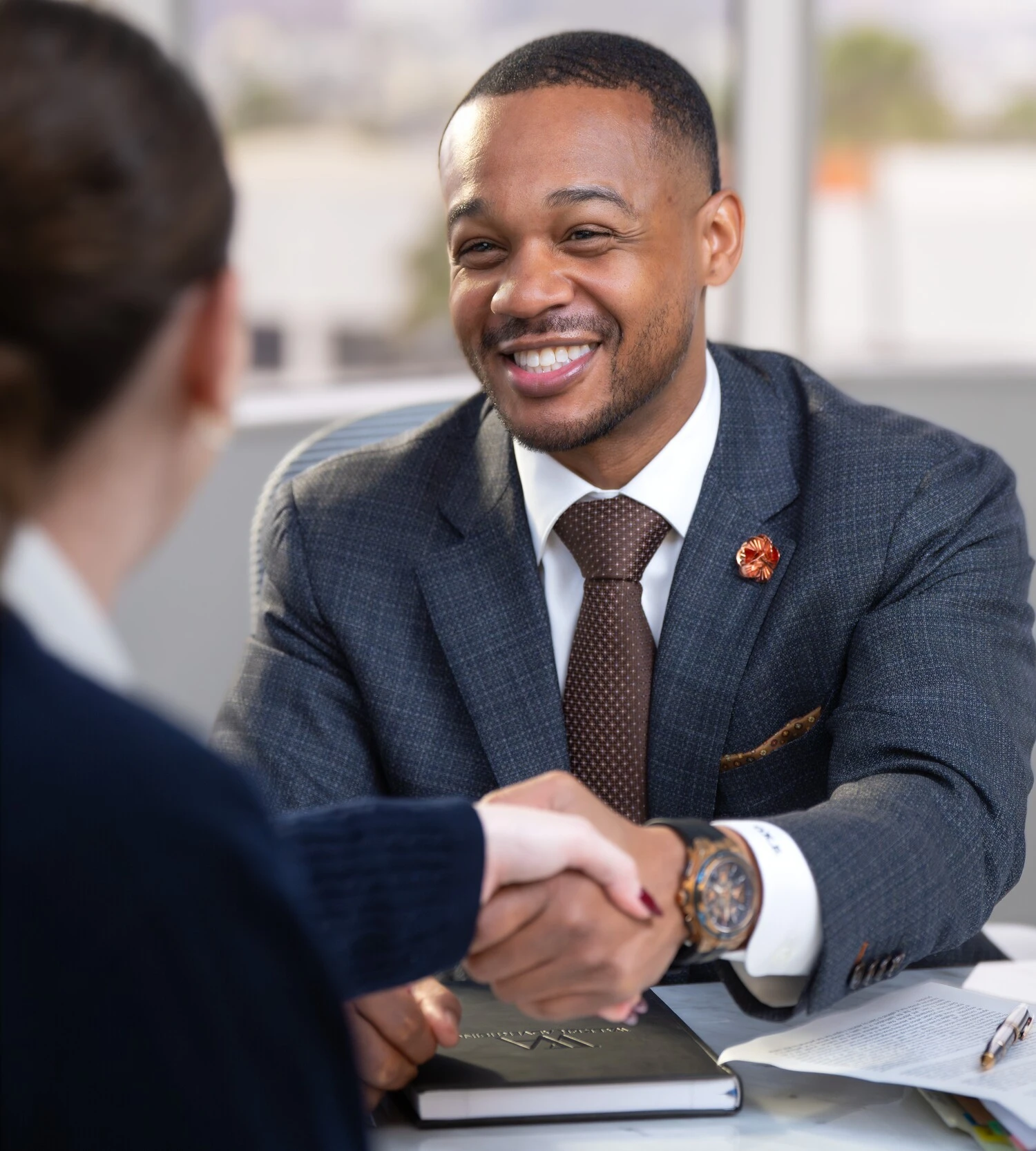 BD&J attorney conducting a free personal injury case consultation in California